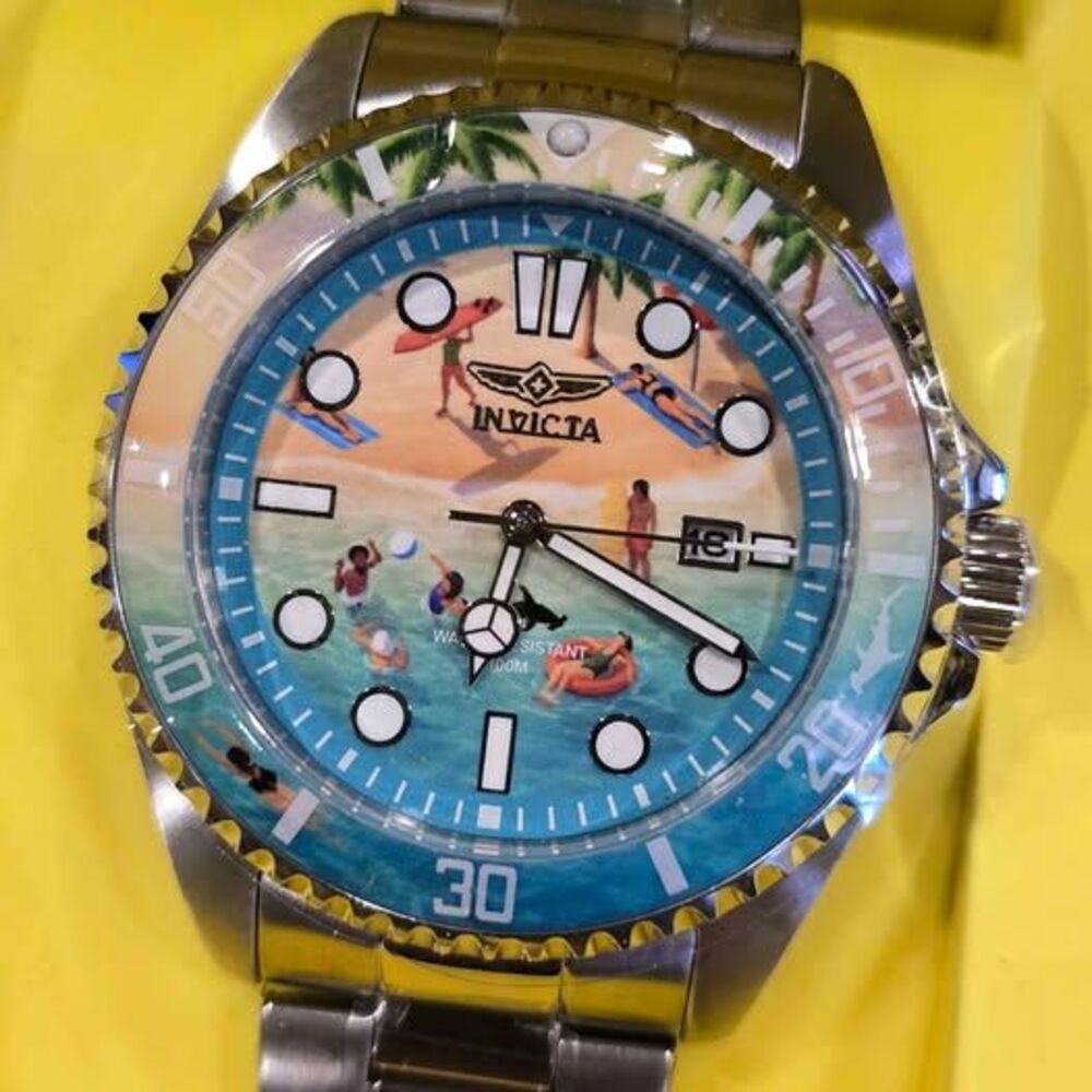 Invicta Pro Diver Model 51051 Beach Dial Watch New